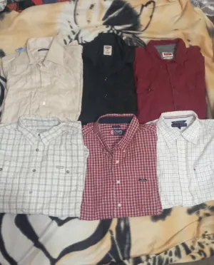 *Branded Mix Cotton Shirts 17 Pcs*