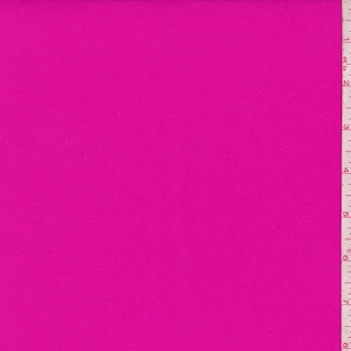 Bright Fuchsia Brushed Activewear Fabric