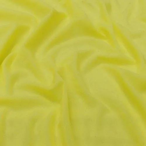 Bright Yellow Famous Make Sheer Stretch Yoga Wear Fabric