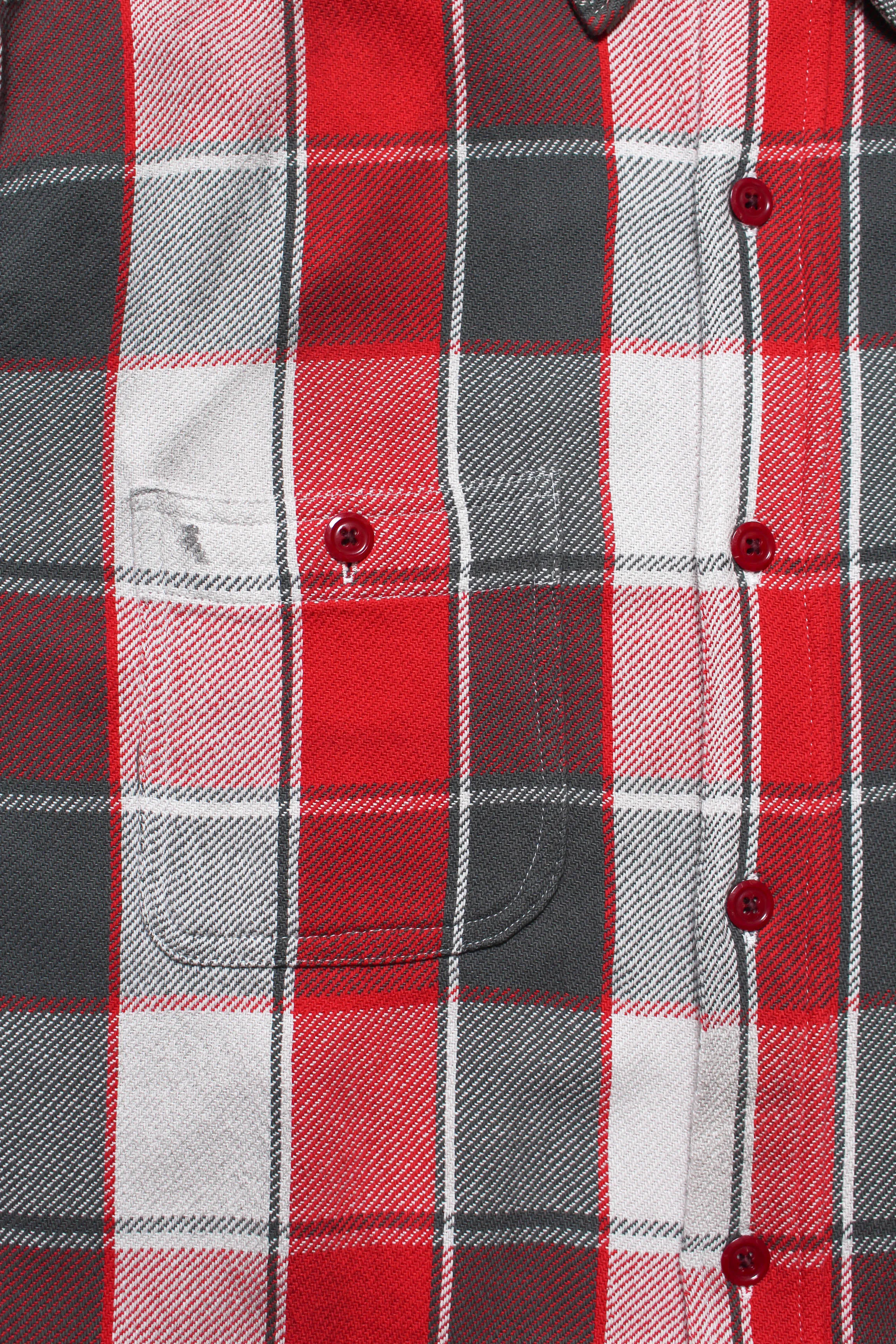 【C30 5th ANNIVERSARY ITEM】5th ANNIV. REPAIR AGEING FLANNEL SHIRTS DUSTY
