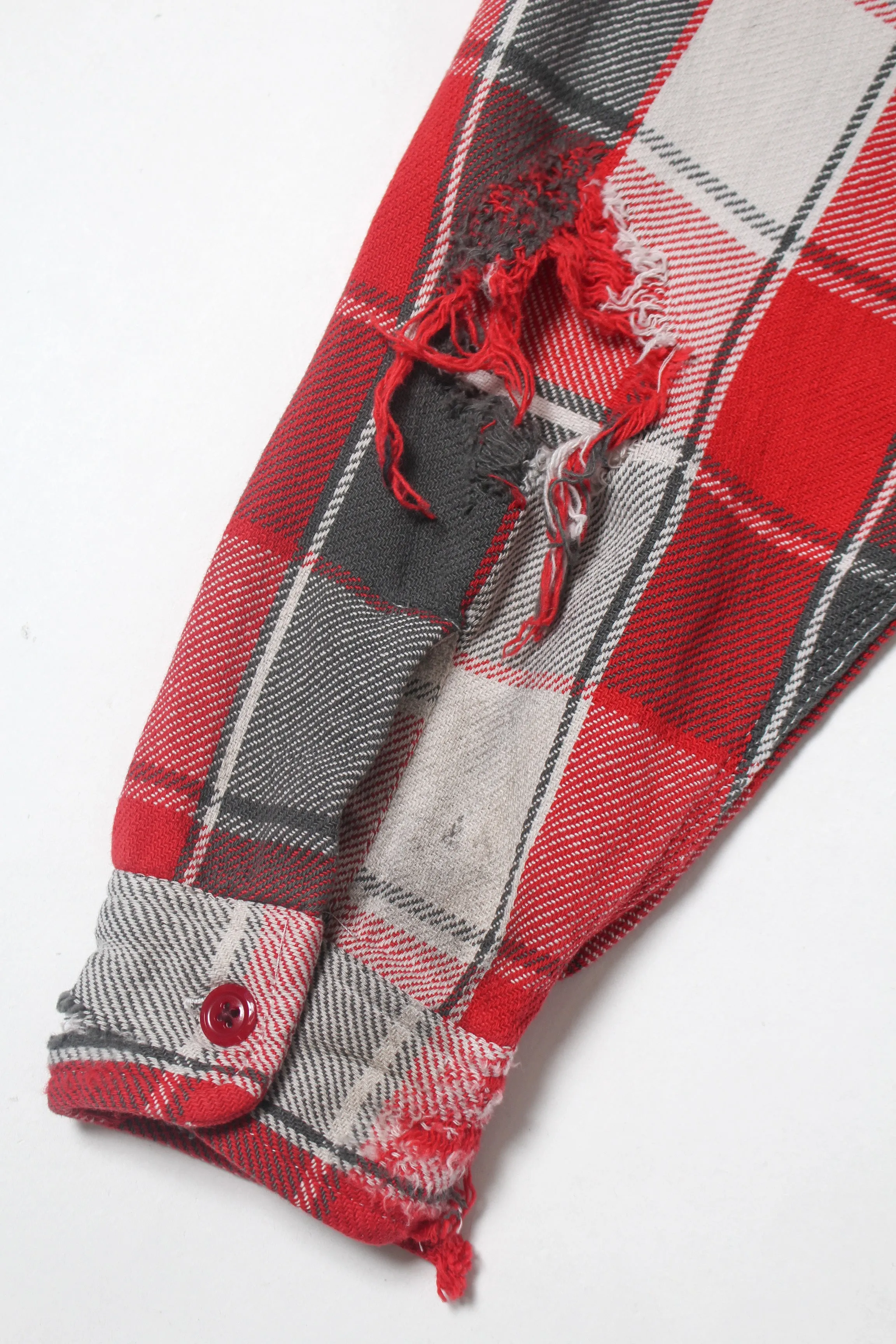 【C30 5th ANNIVERSARY ITEM】5th ANNIV. REPAIR AGEING FLANNEL SHIRTS DUSTY