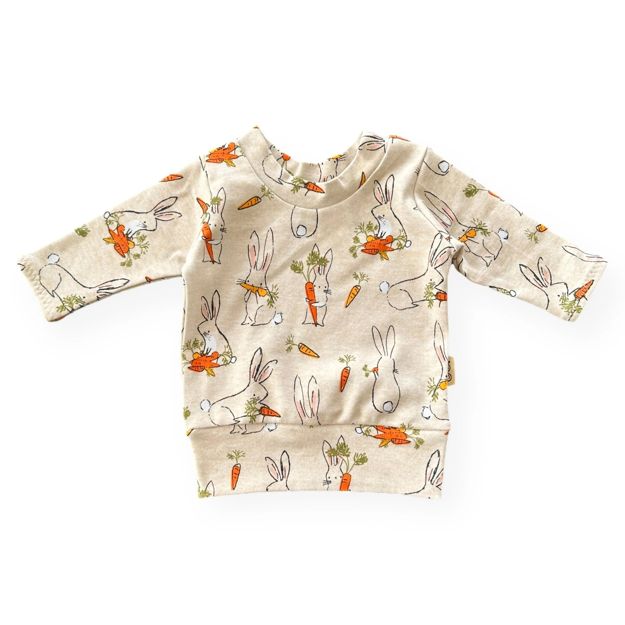 Easter Bunnies with Carrots Lounge Top