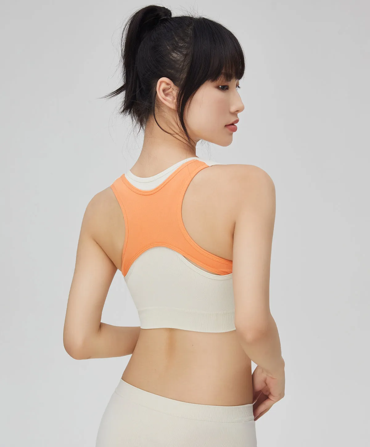 Energized Rejunvenate Seamless Bi-Colour Sports Bra 201-1106S