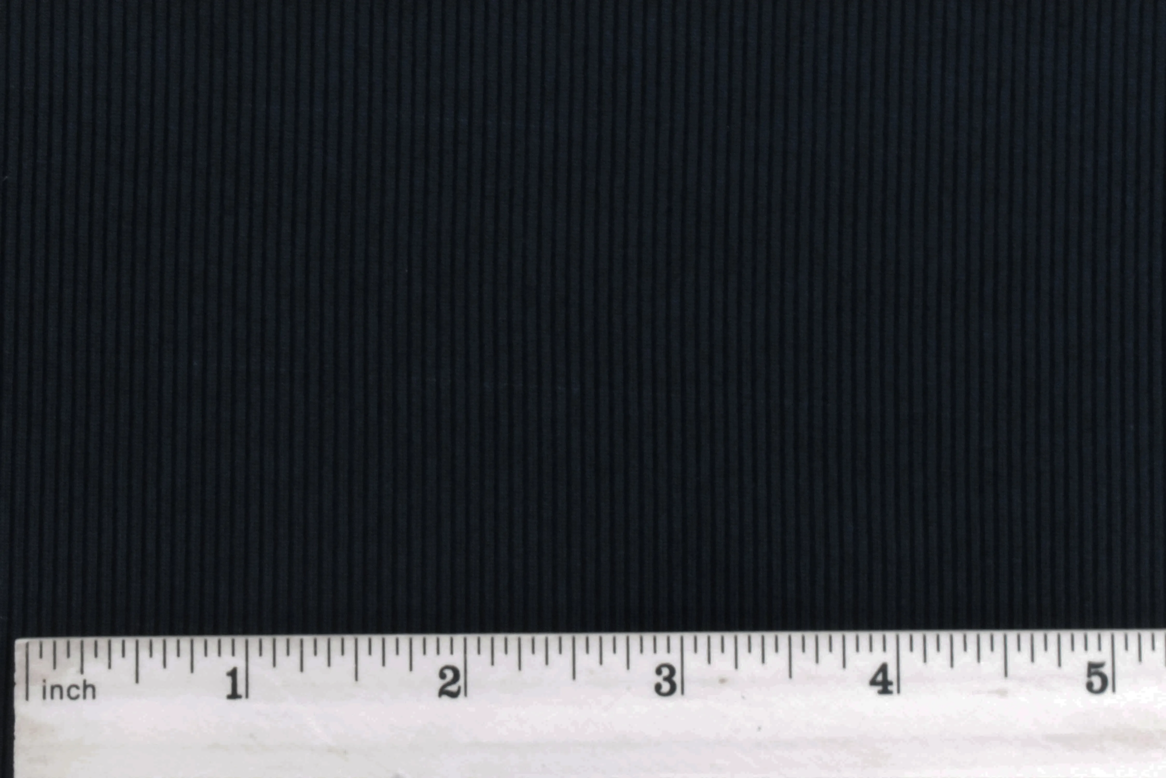 Jet Black Blue Famous Maker Stretch 2x2 Rib Knit Yoga Activewear Fabric