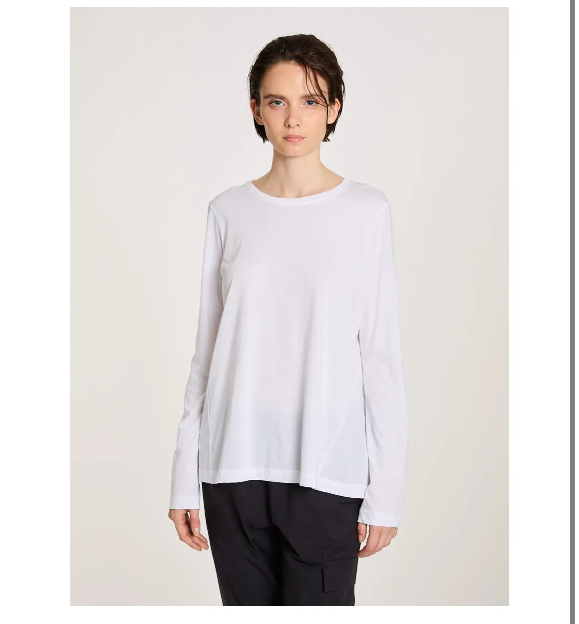 Lis Lareida Temin Long Sleeve Tee in White