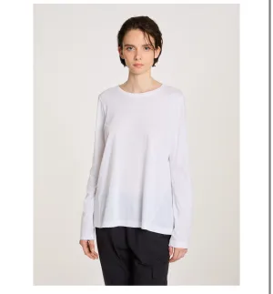 Lis Lareida Temin Long Sleeve Tee in White