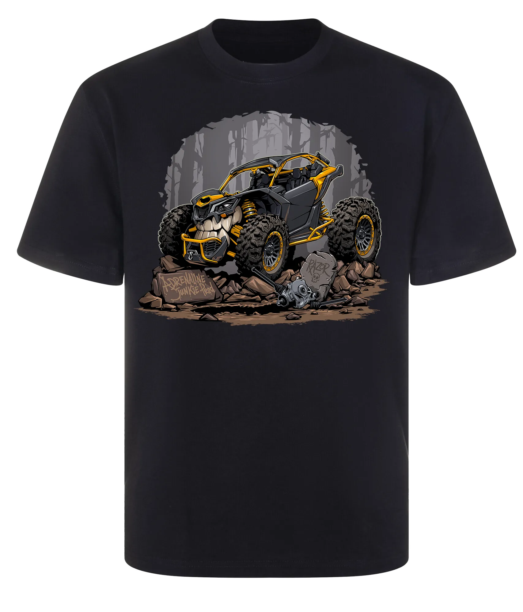 Monster X3 - Premium T-Shirt - AdrenalineJunkieProd