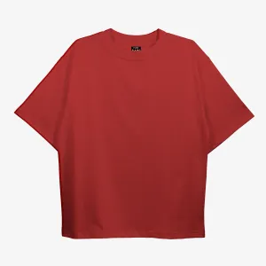 PureCrew Oversized Red Tshirt