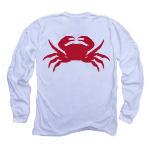 Red Crab Long Sleeve Light Shirt (w/ Free Necklace)