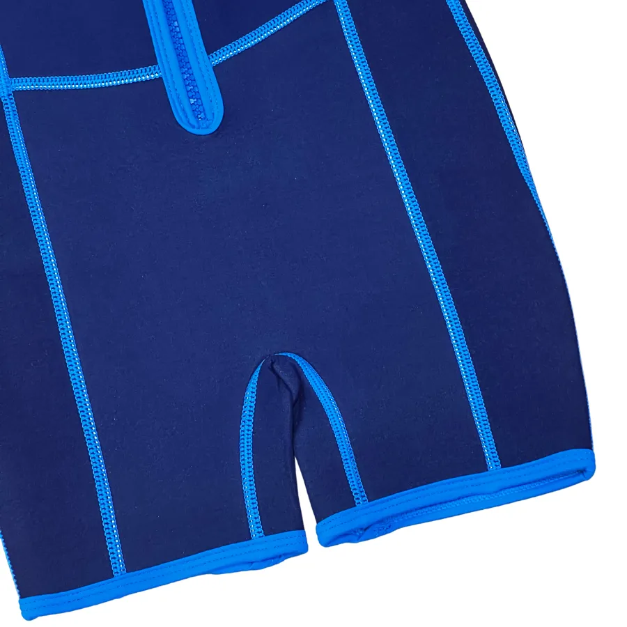 Watercolors Thermal Swimsuit WA200-19 - Navy/Orange