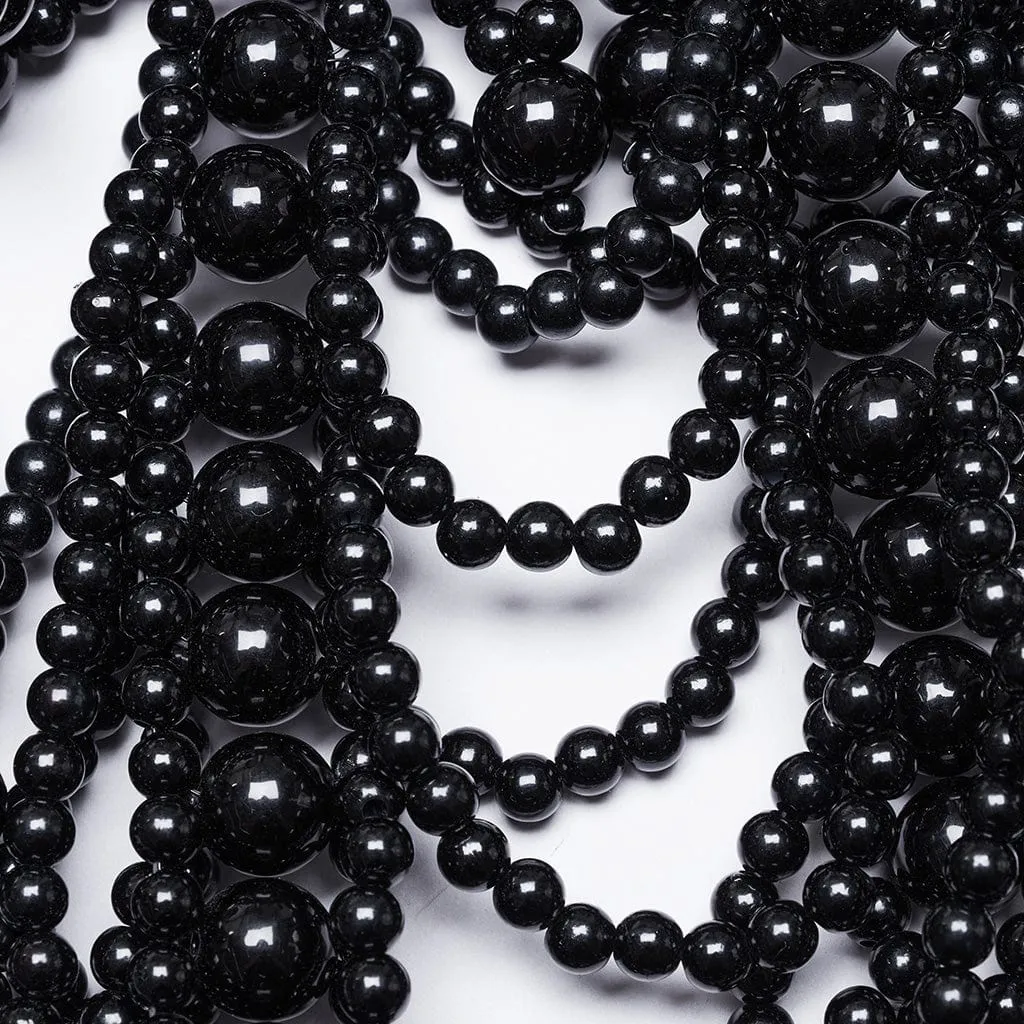 Women's Gothic Skull Layered Beaded Neckwear